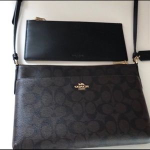 Authentic Coach East West Pop Crossbody